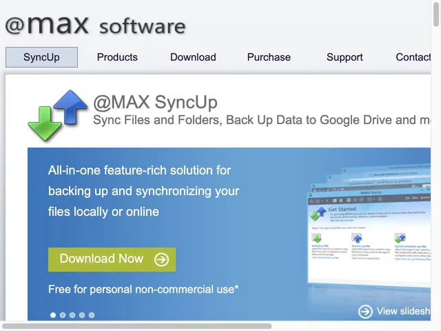 Tarifs MAX SyncUp Avis logiciel de sauvegarde et récupération de données