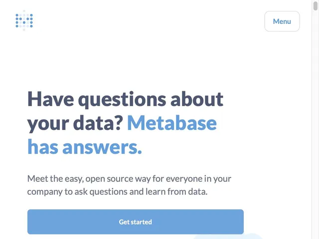 Tarifs Metabase Avis logiciel d'analyse de données