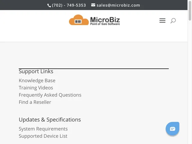 Tarifs MicroBiz Avis logiciel de gestion de points de vente (POS)