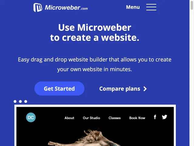 Tarifs Microweber Avis logiciel de conception de sites internet