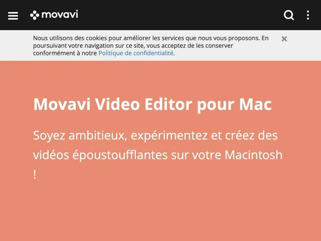 Tarifs Movavi Video Editor Avis outil Création Graphique