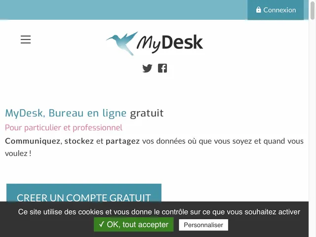 Tarifs MyDesk Avis logiciel de bureau virtuel (DaaS - Desktop As A Service)