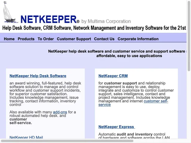 Tarifs Netkeeper CRM Avis logiciel CRM (GRC - Customer Relationship Management)