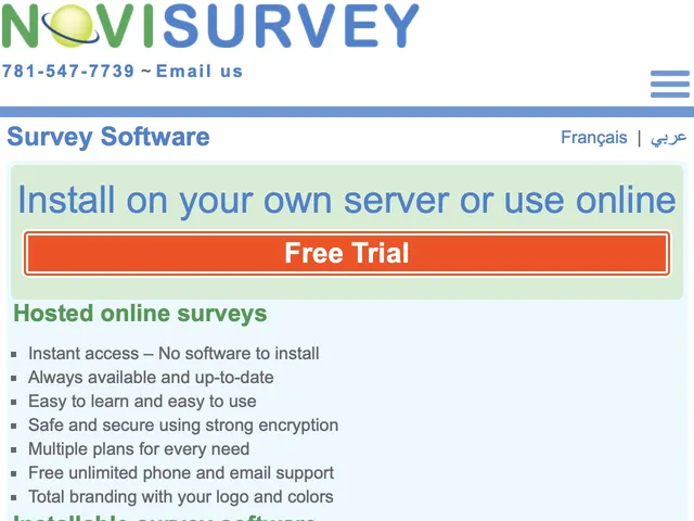 Tarifs Novi Survey Avis logiciel de questionnaires - sondages - formulaires - enquetes