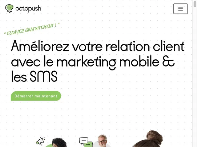 Tarifs Octopush Avis logiciel d'envoi de SMS marketing