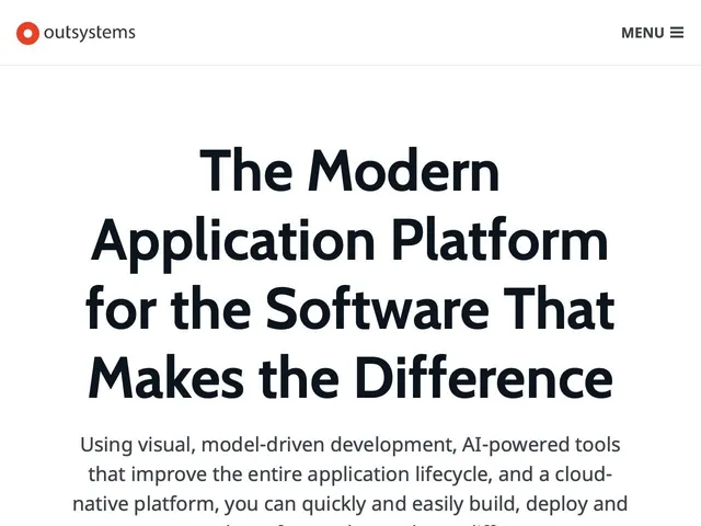 Tarifs OutSystems Avis logiciel de développement d'applications mobiles