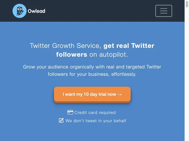 Tarifs Owlead Avis logiciel de marketing pour Twitter