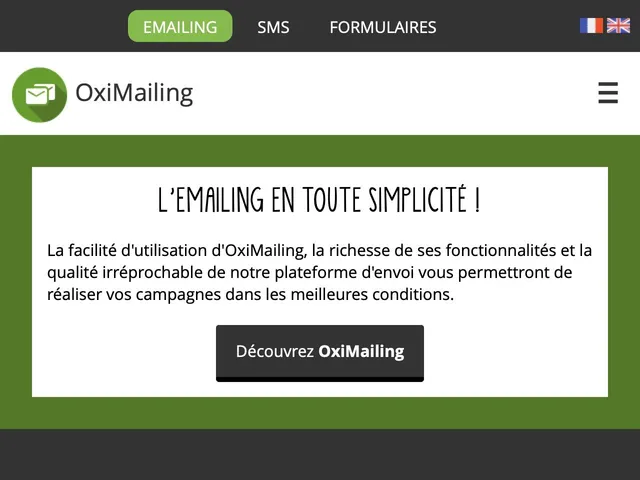 Tarifs Oximailing Avis logiciel d'emailing - envoi de newsletters