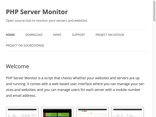 Tarifs PHP Server Monitor Avis logiciel de surveillance des serveur informatiques