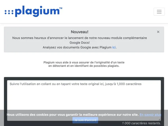 Tarifs Plagium Avis logiciel de détection de plagiat - contenu dupliqué (duplicate content)