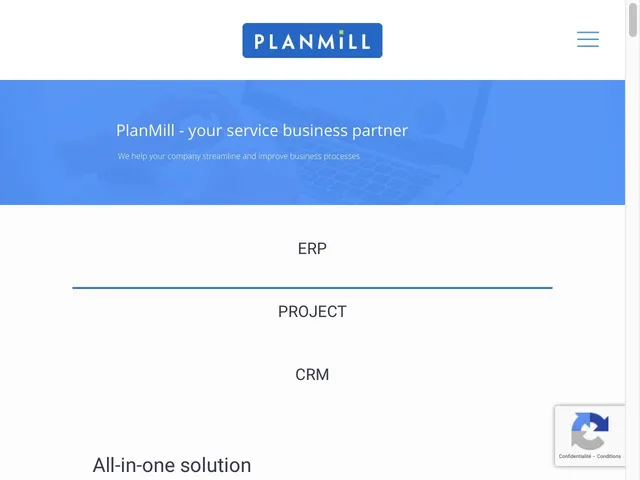 Tarifs PlanMill ERP Cloud Avis logiciel ERP (Enterprise Resource Planning)