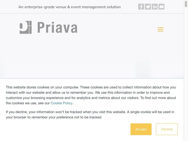 Tarifs Priava Avis logiciel d'organisation d'événements