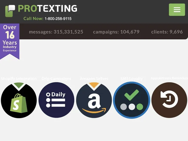 Tarifs ProTexting Avis logiciel d'envoi de SMS marketing