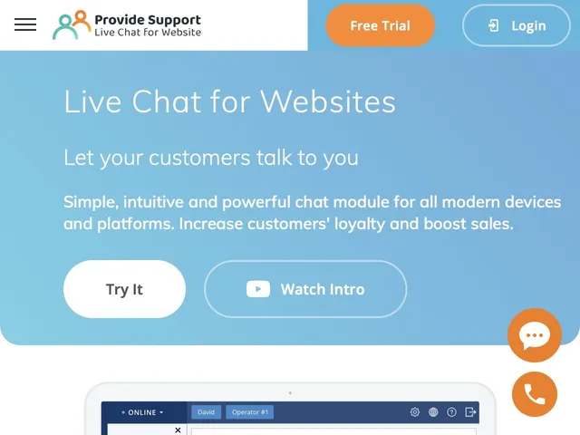 Tarifs Provide Support Avis logiciel de messagerie instantanée - live chat