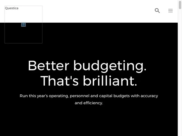 Tarifs Questica Budget Avis logiciel de budgétisation et prévision