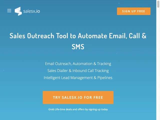 Tarifs SalesX.io Avis logiciel de tracking des emails