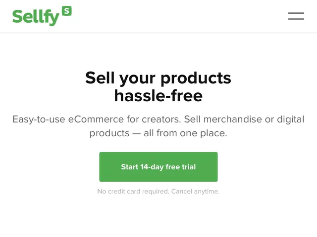 Tarifs Sellfy Avis logiciel E-commerce