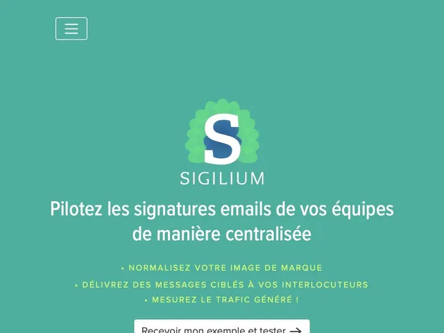 Tarifs Sigilium Avis logiciel de personnalisation des signatures emails