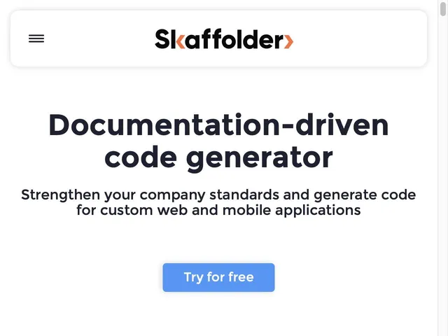 Tarifs Skaffolder Avis logiciel de développement d'applications mobiles