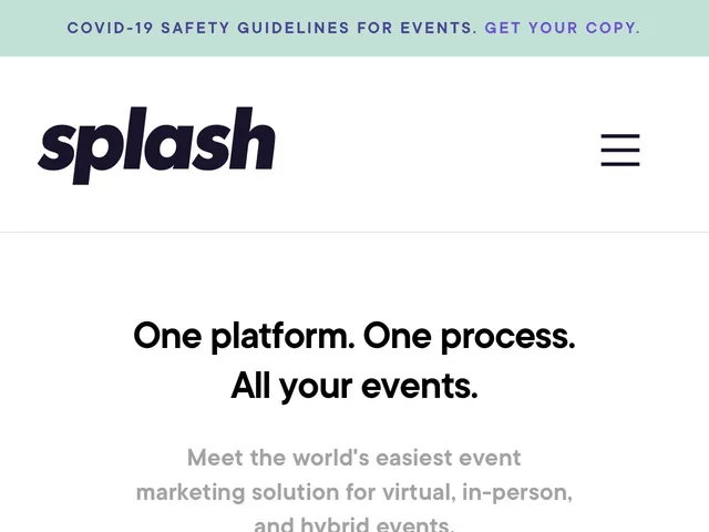 Tarifs Splashthat Avis logiciel d'organisation d'événements