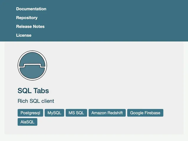 Tarifs SQL Tabs Avis outil de base de Données