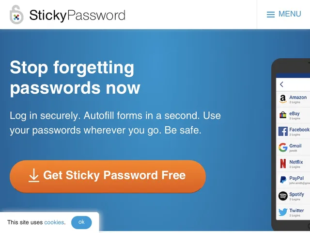 Tarifs Sticky Password Avis logiciel de gestion des mots de passe