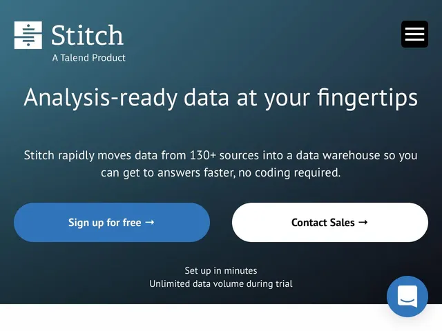 Tarifs Stitch Avis logiciel d'exploitation des données big data