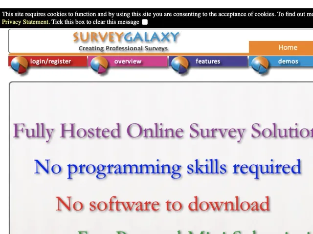 Tarifs Survey Galaxy Avis logiciel de questionnaires - sondages - formulaires - enquetes