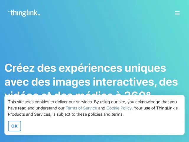 Tarifs Thinglink Avis logiciel de montage vidéo - animations interactives