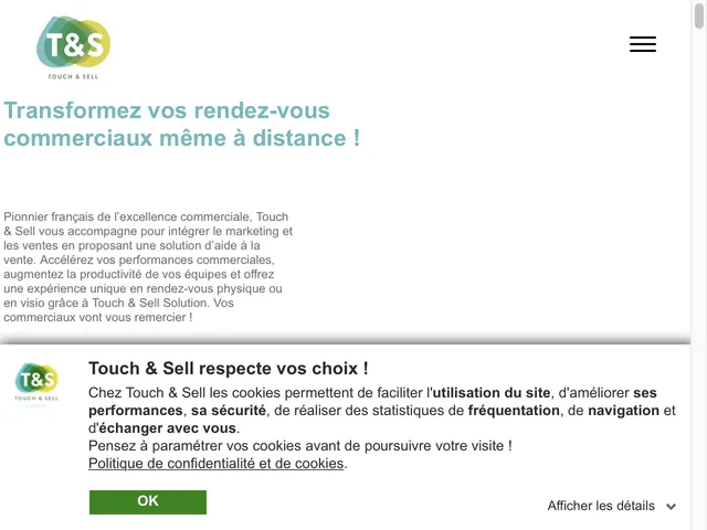 Tarifs Touch & Sell Avis logiciel de gestion de l'expérience client (CX)