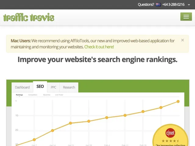 Tarifs Traffic Travis Avis logiciel de référencement gratuit (SEO - Search Engine Optimization)