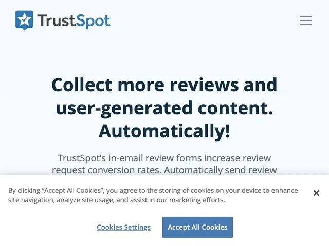 Tarifs TrustSpot Avis logiciel de gestion des avis et notations