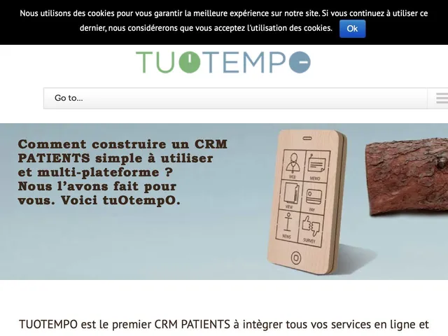Tarifs Tuotempo Avis logiciel CRM en ligne