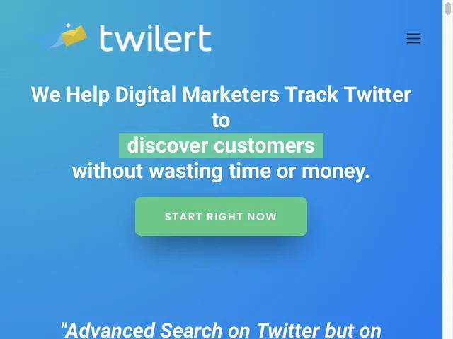 Tarifs Twilert Avis logiciel de statistiques pour Twitter