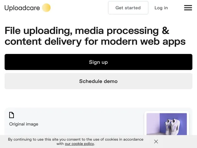 Tarifs Uploadcare Avis API de Traitement d'Images