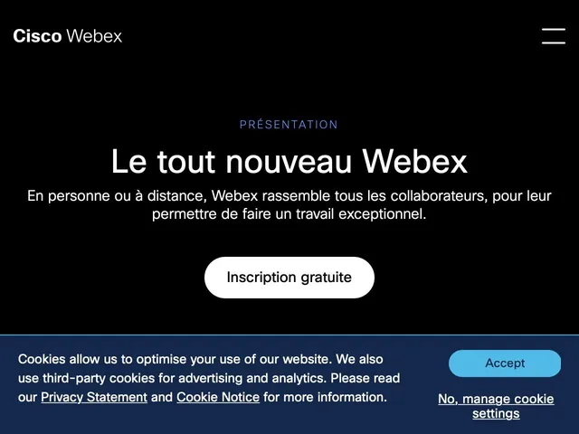 Tarifs Webex Avis logiciel pour organiser des webinars - webcasts