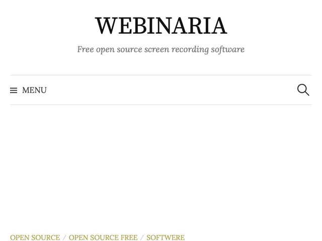 Tarifs Webinaria Avis logiciel de screencast - capture d'écran