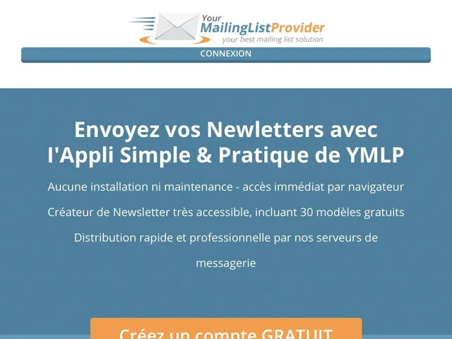Tarifs Your Mailing List Provider - YMLP Avis logiciel d'emailing - envoi de newsletters