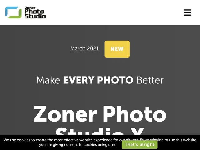 Tarifs Zoner Photo Studio X Avis logiciel Productivité