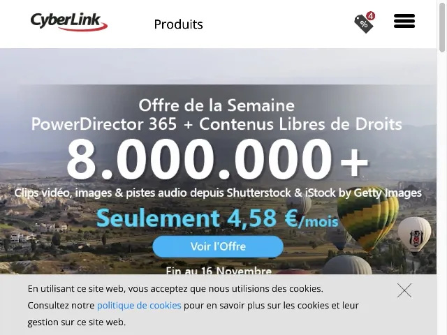 CyberLink PhotoDirector Promotion Réduction