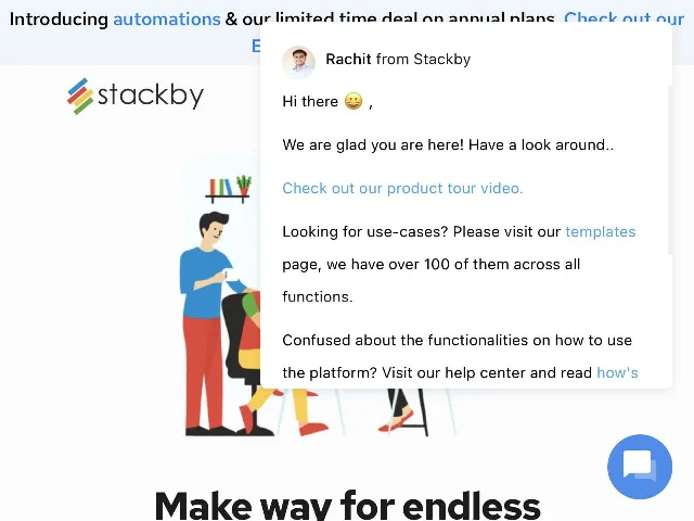 Stackby Promotion Réduction