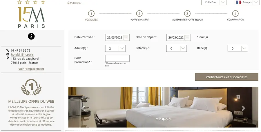 reserver hotel en ligne