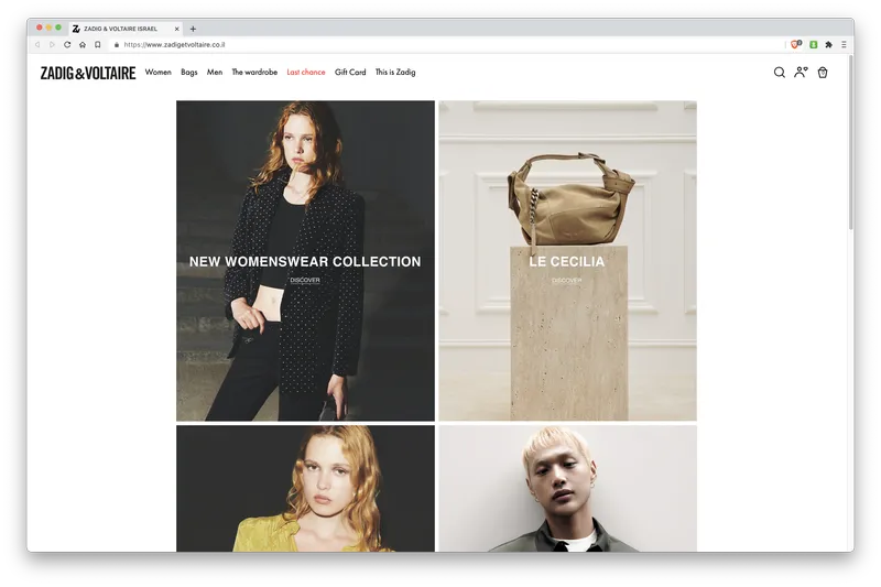 creer site commercant zadig voltaire