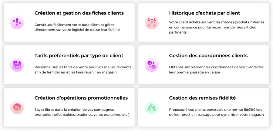 mybe : fonctionnalités animations commerciales