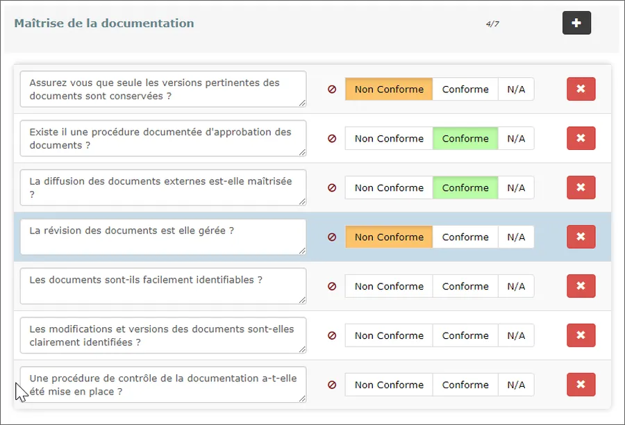 agilium smq fonctionnalites 2 piloter audit non conformites