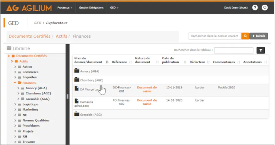 agilium smq fonctionnalites 6 gerer documents qualite