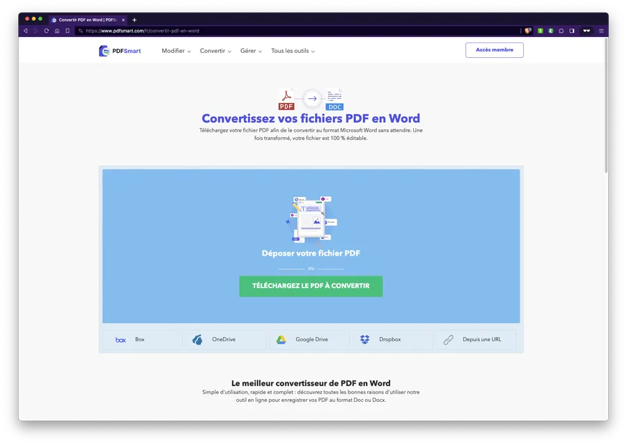 convertir pdf en word