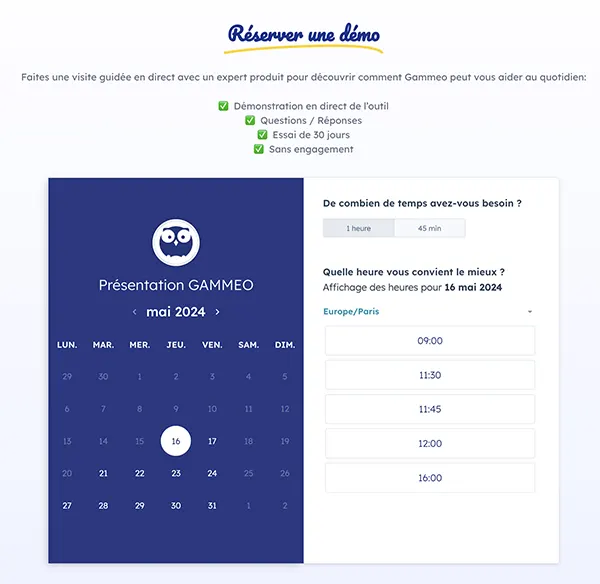 Gammeo : prix