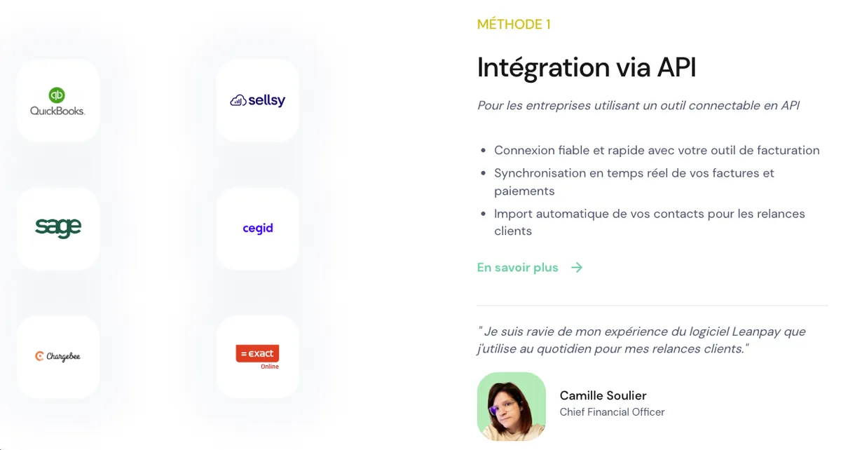 LeanPay : intégration via API LeanPay : intégration via l'API