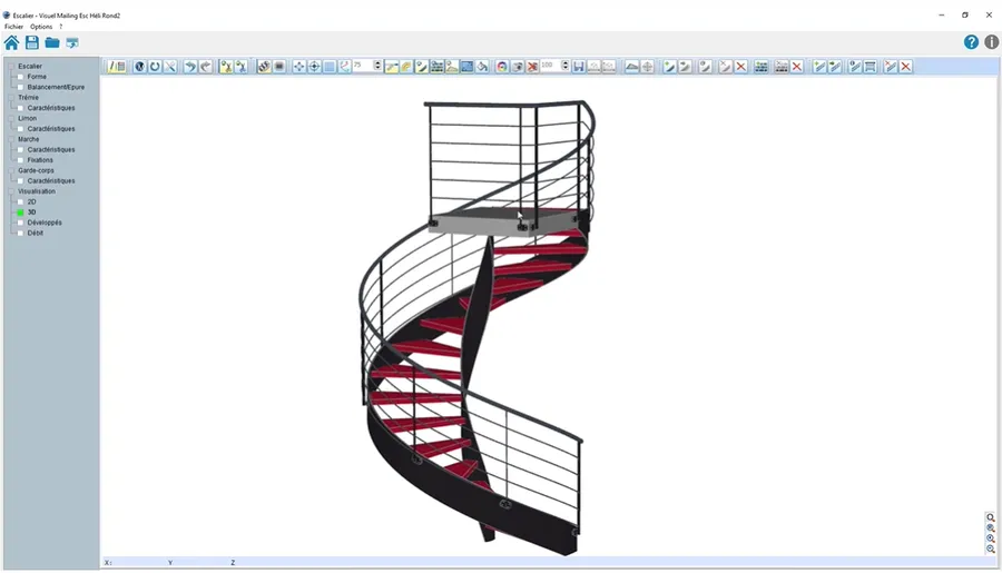 logiciel escalier